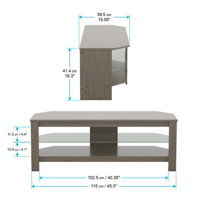 17 Stories Maddocks TV Stand for TVs up to 55" & Reviews Wayfair.co.uk